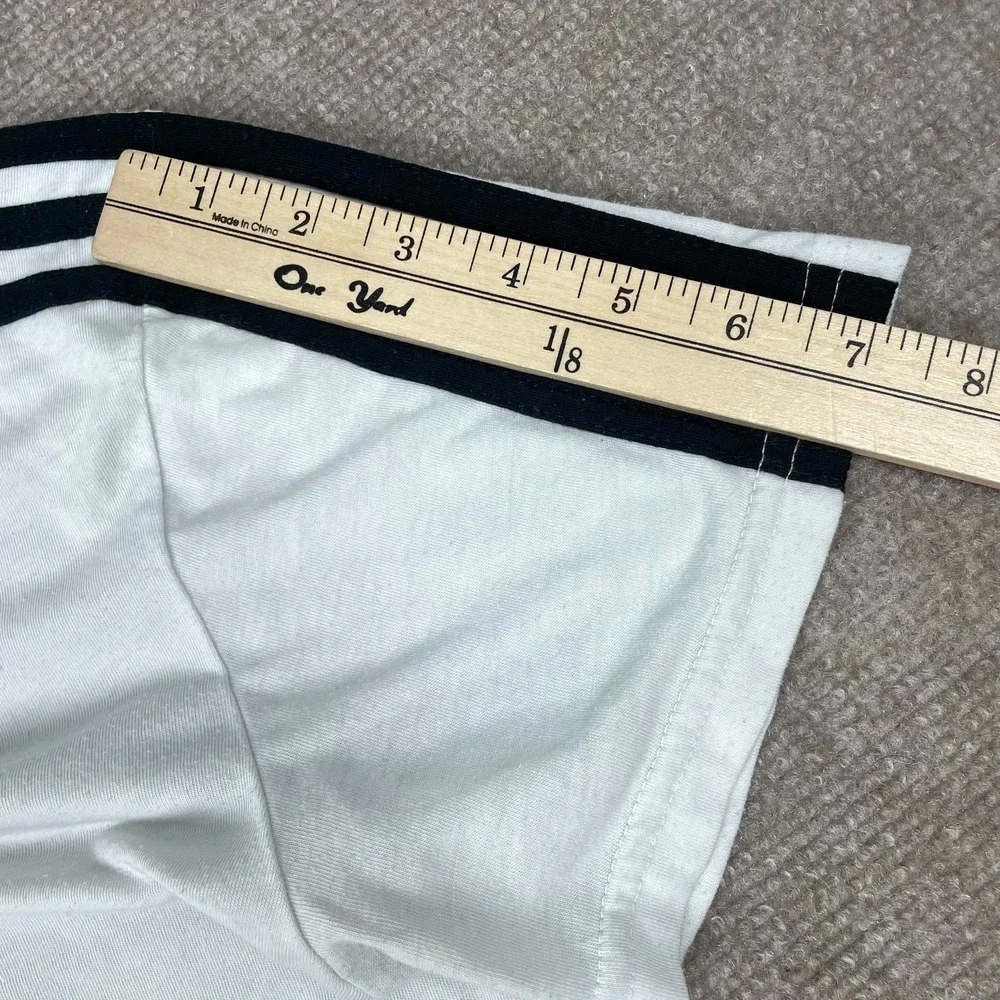 Adidas Ultimate 2.0 T Shirt Men Small White Three Stripes Life For Creators Only